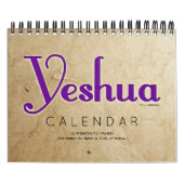 YESHUA Jesus Hebrew Joodse naam Christelijke Messi Kalender (Hoes)