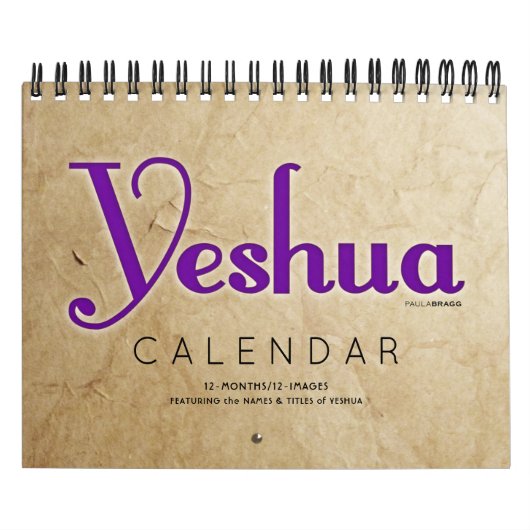 YESHUA Jesus Hebrew Joodse naam Christelijke Messi Kalender (Hoes)