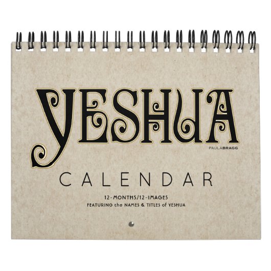 YESHUA Jesus Hebrew Joodse naam Christelijke Messi Kalender (Hoes)