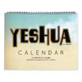 YESHUA Jesus Hebrew Joodse naam Christelijke Messi Kalender (Hoes)
