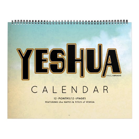 YESHUA Jesus Hebrew Joodse naam Christelijke Messi Kalender (Hoes)