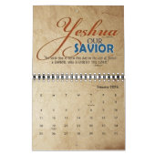 YESHUA Jesus Hebrew Joodse naam Christelijke Messi Kalender (Jan 2026)