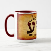 Yeshua Jesus in Hebrew Mug Mok (Links)