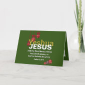 YESHUA JESUS Kerstkaart Kaart (Voorkant)
