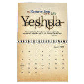 Yeshua Jesus Messianic Kalender (Mar 2027)