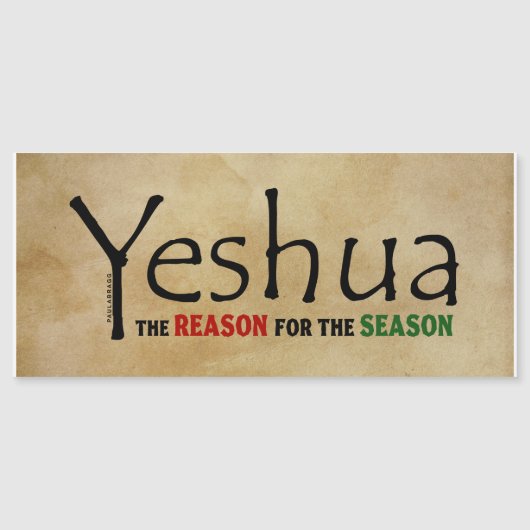 Yeshua (Jezus) Kerstmis Reden voor het Seizoen (Voorkant)