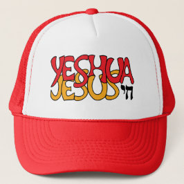 Yeshua Jezus Rood Trucker Pet