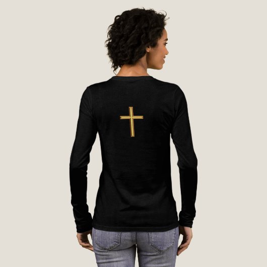 Yeshua - Jezus Tri-Blend Shirt (Achterkant)