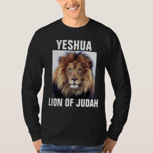 YESHUA LEEUW VAN JUDA christelijk  T-shirt