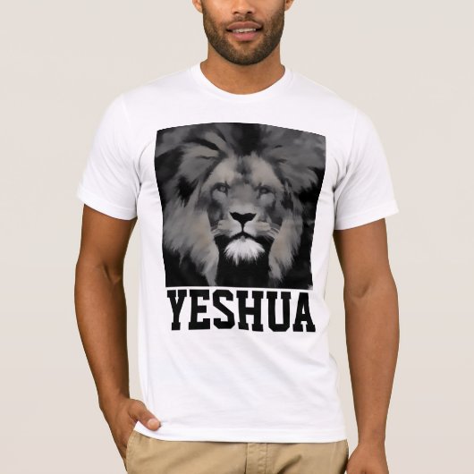 YESHUA, LEEUW VAN JUDA T-SHIRTS (Voorkant)
