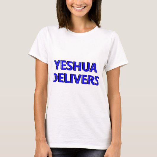 Yeshua levert t-shirt (Voorkant)