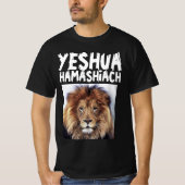 YESHUA LION OF JUDAH CHRISTELIJK T - SHIRTS T-shir (Voorkant)