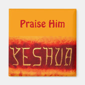(Yeshua, loof hem) magneet (Voorkant)