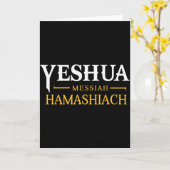 Yeshua Messiah Hamashiach Messianic Sabbath Christ Kaart (Gele Bloem)