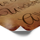 YESHUA Messiah Jesus Christus Christelijk gedicht Perfect Poster (Hoek)