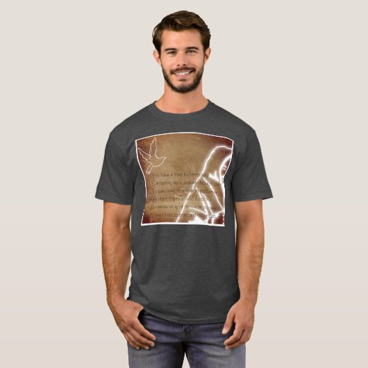 YESHUA Messiah Jesus Christus Christelijk gedicht T-shirt (Voorkant volledig)