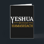 Yeshua Messias Hamashiach Messiaanse Sjabbat Chris Kaart<br><div class="desc">Yeshua Messias Hamashiach Messiaanse Sjabbat Christenen</div>