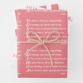 Yeshua Poem Christelijk Inpakpapier Vel (In situ)