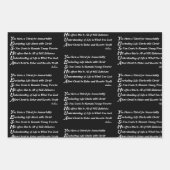 Yeshua Poem Christelijk Inpakpapier Vel (Voorkant)