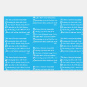 Yeshua Poem Christelijk Inpakpapier Vel (Voorkant)