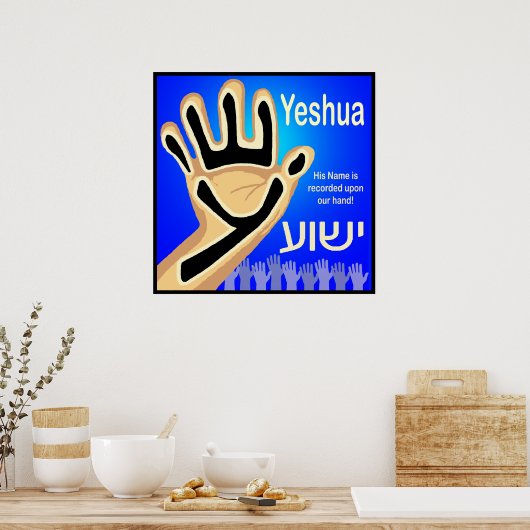 Yeshua Poster (Keuken)