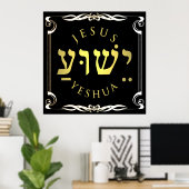 Yeshua Poster (Thuiskantoor)