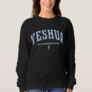 Yeshua Religious Checkerboard Christelijke Bijbelv Trui