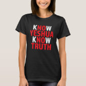 Yeshua Shirt Christelijk Geloof Hebreeuwse Naam vo (Voorkant)