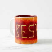 Yeshua Tweekleurige Koffiemok (Voorkant links)