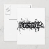 Yeshua UltraDéco Noir Briefkaart (Voorkant / Achterkant)