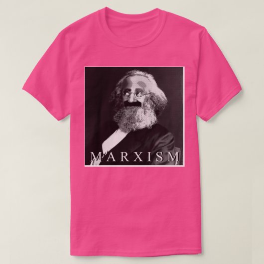 Yest im Marxist Groucho Marx x Karl Marx T-shirt (Design voorkant)