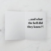 Yesterday and today... kaart (Binnen)