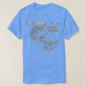 Yesterday in set theory t-shirt (Design voorkant)