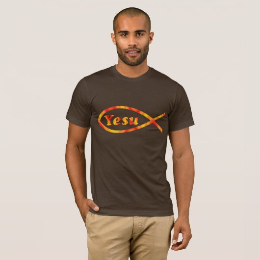 Yesu Fish T-shirt (Voorkant volledig)
