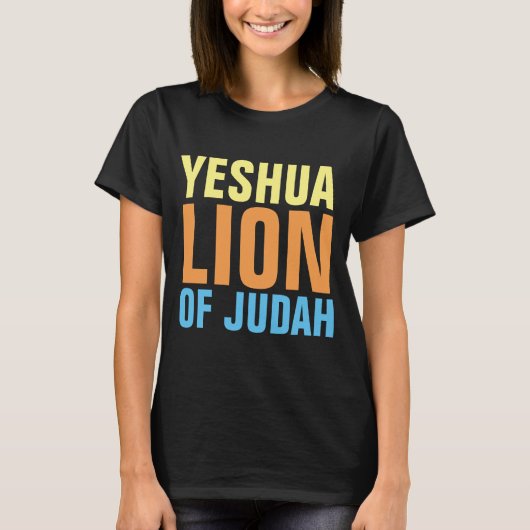 YESUHA LION OF JUDAH T-shirts (Voorkant)