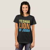 YESUHA LION OF JUDAH T-shirts (Voorkant volledig)