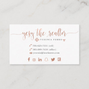 Yesy the Realtor Visitekaartjes
