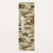 Yet Army Green Camouflage Yogamat (Voorkant)