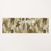 Yet Army Green Camouflage Yogamat (Voorkant (horizontaal))