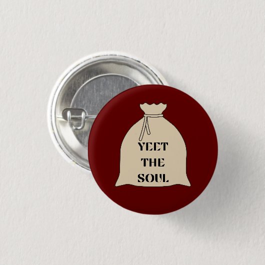 Yet de Soul Pin Ronde Button 3,2 Cm (Voorkant /achterkant)