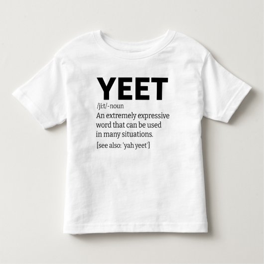 Yet Definition Kinder Shirts (Voorkant)