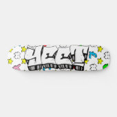 Yet Graffiti Custom Personalized Skateboard (Horizontaal)
