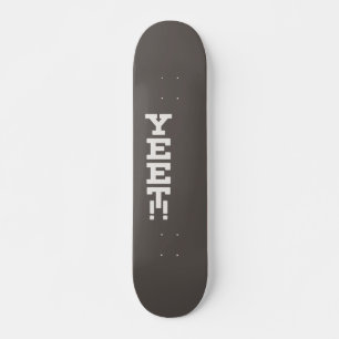 Yet Logo minimalist Dark Skateboard