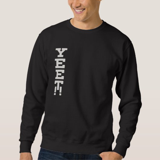 Yet Logo minimalist Donkere sweatshirt (Voorkant)