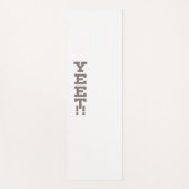 Yet Logo minimalist Light Yoga Mat (Voorkant)