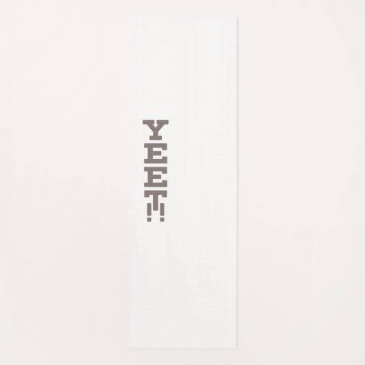 Yet Logo minimalist Light Yoga Mat (Voorkant)