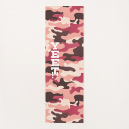 Yet Pink en Magenta Camouflage Yoga Mat