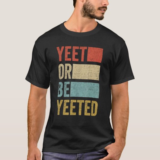 Yet Retro Yet of geel T-shirt (Voorkant)