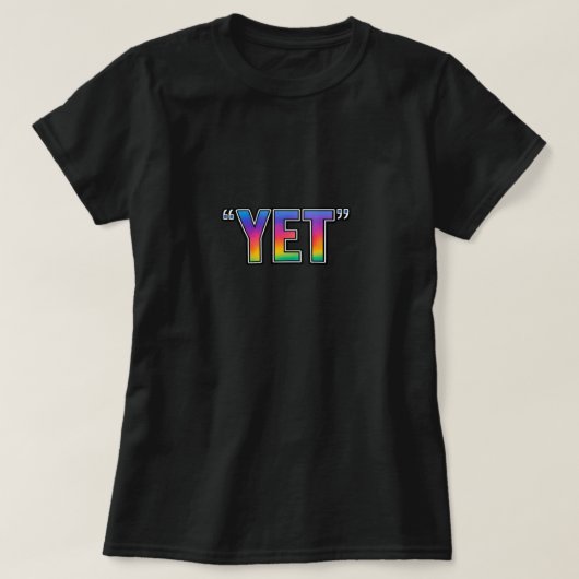 YET T-SHIRT (Design voorkant)