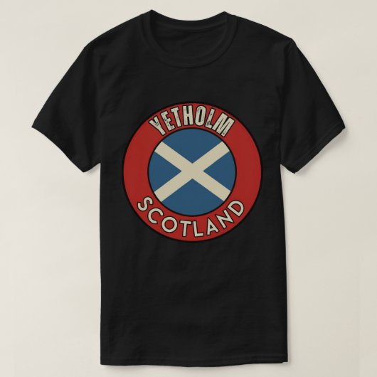 Yetholm, Schotland T-shirt (Design voorkant)